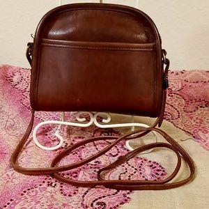 COACH Vintage Coach Abbie 9017 Crossbody Brown Leather Bag